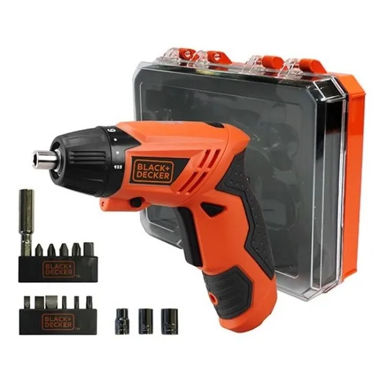 Destornillador inalámbrico Black+Decker KC4815 4.8V naranja