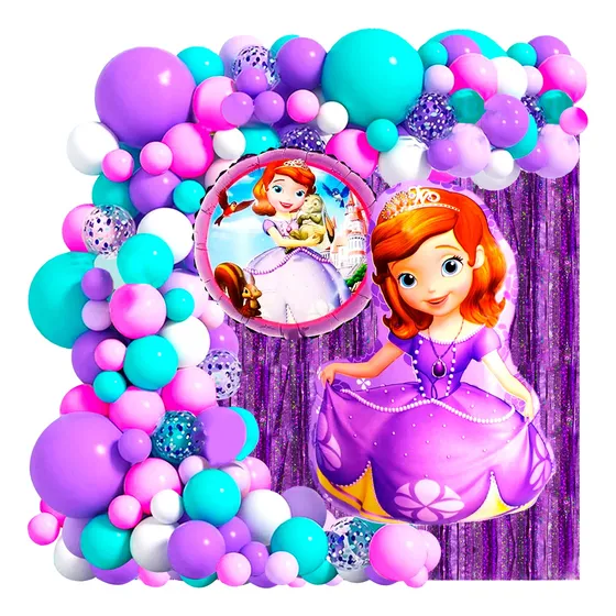 50 Art Globo Princesa Sofia Decoracion Princesita Cumpleaños