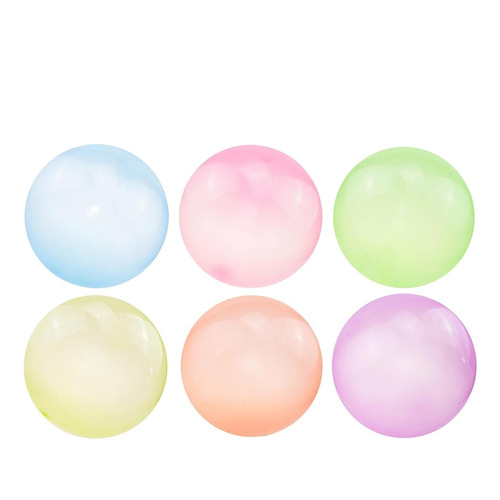 6x Bola De Burbujas Inflable Super Stretch Bubbles Balloon