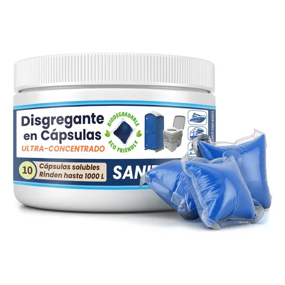 Disgregante Fecal Baños Quimicos Sin Derrames En Capsula