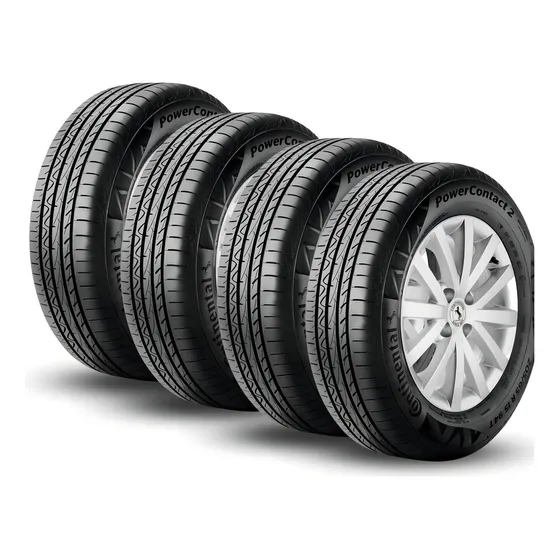 Kit 4 Pneus 205/55R16 Continental PowerContact 2 91V Aro 16