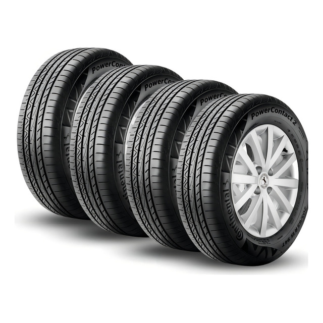 Kit 4 Pneus 205/55r16 Continental Powercontact 2 91v Aro 16 Kit 4 Pneus 205/55r16 Continental Powercontact 2 91v Aro 16