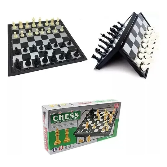 Ajedrez Imantado Grande De 32 Piezas Juego De Mesa