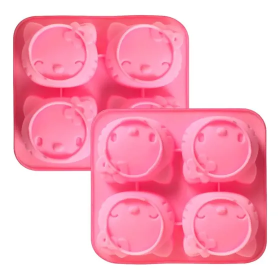 Molde De Pasta Para Fondant De Silicona Hello Kitty De Inku,