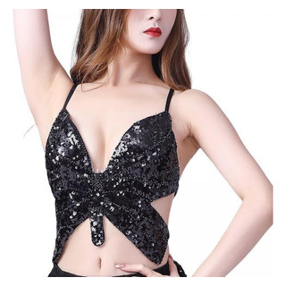 3 Lentejuelas Brillantes Negro Negro Negro Talla Única 3 Lentejuelas Brillantes Negro Negro Negro Talla Única