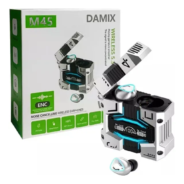 Audifonos Inalámbricos M45/ Auriculares Damix/ Bluetooth