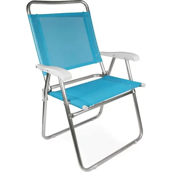 Reposera plegable portátil Mor Master Plus color celeste