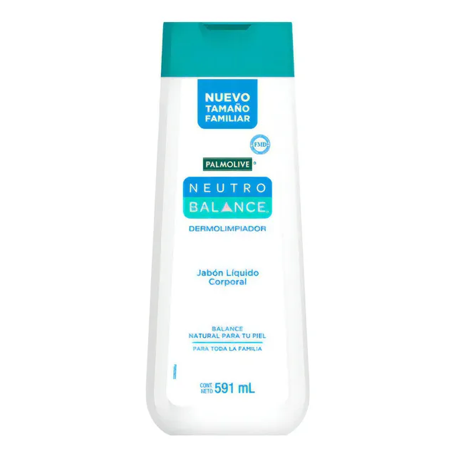 Jabón Líquido Corporal Palmolive Neutro Balance Dermolimpiador 591ml
