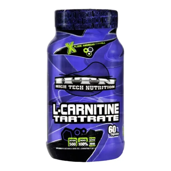 L-carnitina Htn 60 Capsulas Quemador Natural Sabor Comprimidos
