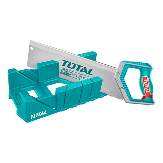 Ingletadora Manual Total Con Serrucho De Mano De Costilla 12'' 30cm, Cortes Precisos - THTK591282 | Cuotas sin interés