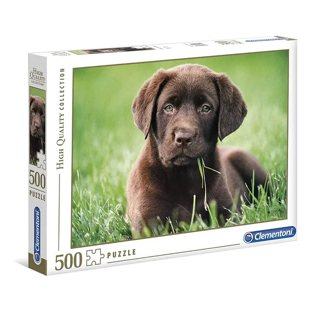 Rompecabezas 500 Piezas Perro Cachorro Labrador Clementoni