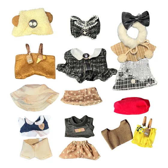 Ropita Y Accesorios Para Llaveros De Peluche Labubu 2