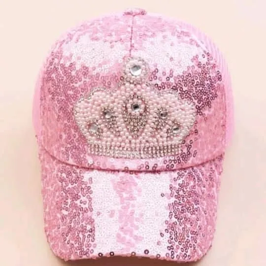 Gorra De Niñas Princesa Brillantes