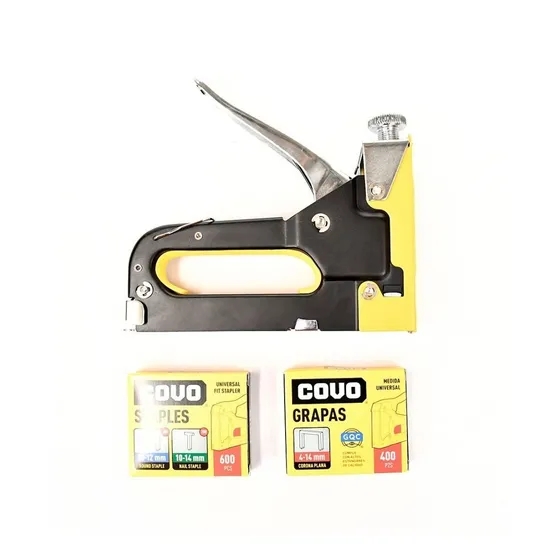 Grapadora Manual 3 En 1 Para Trabajo Pesado Covo 