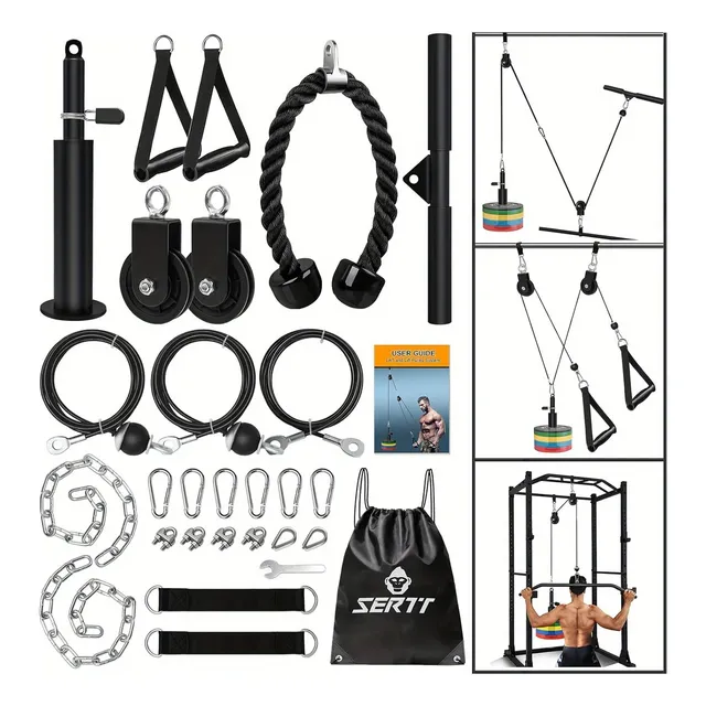 Set Ejercicios Triceps Polea Crossfit
