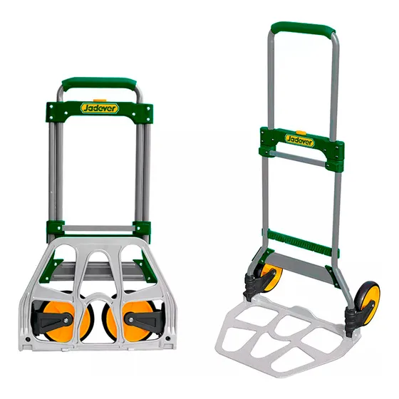 Zorra Carretilla Plegable Acero 100kg Carro De Mano Jadever Jdwb9a10