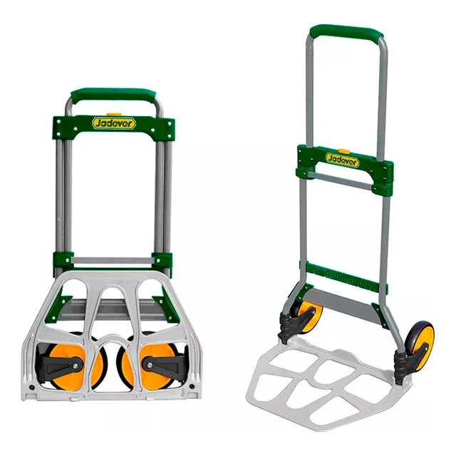 Zorra Carretilla Plegable Acero 100kg Carro De Mano Jadever Jdwb9a10