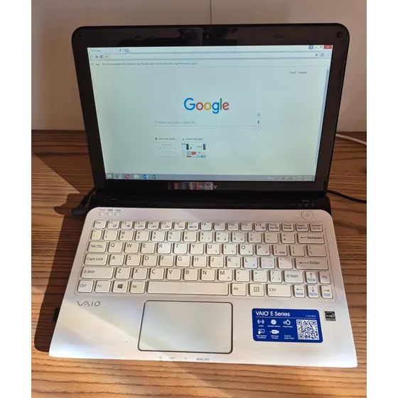 Netbook Sony Vaio Sve111b11l 500gb 2gb - (leia A Descrição) Branco