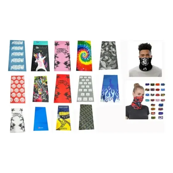 Bandana Cuello Buff Termico Pañuelo X 10 Unidades