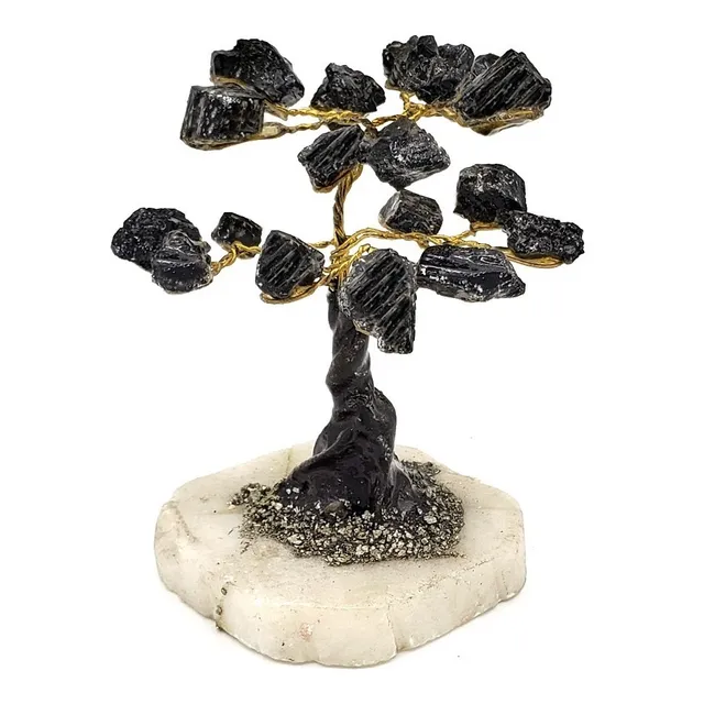 Arbol De Vida Decorativo Piedra Turmalina Protección Energía