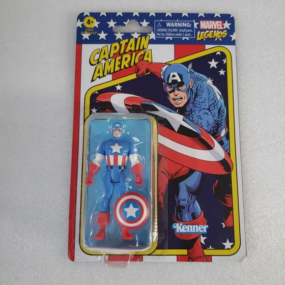 Figura Original Del Capitan America, Marvel Legends, Kenner