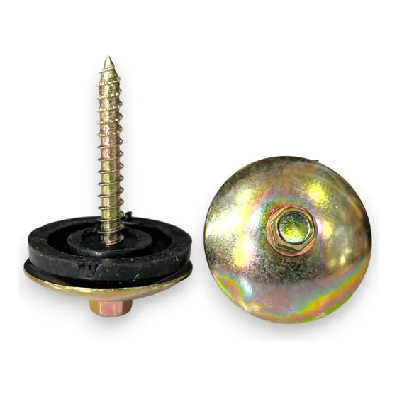 Tornillo Policarbonato C/golilla  Std 12x1.1/2  50-und