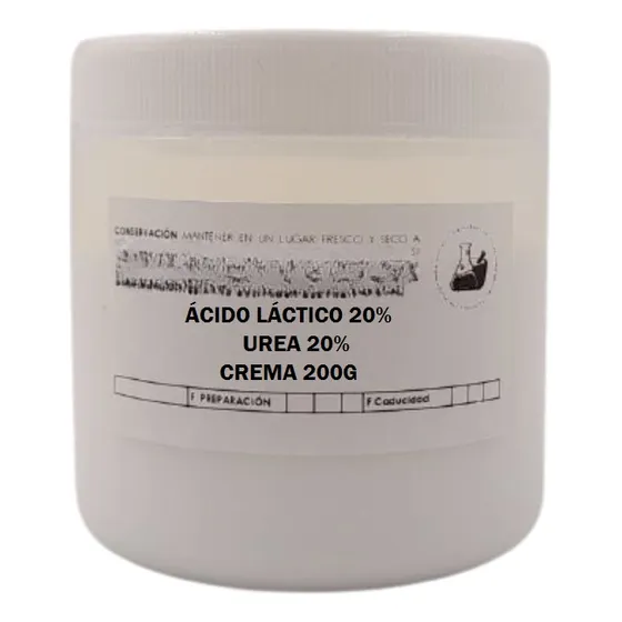 Crema Urea 20% Ácido Láctico 20% 200g