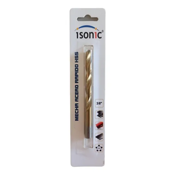 Mecha O Broca Hss 3/8 Para Metal