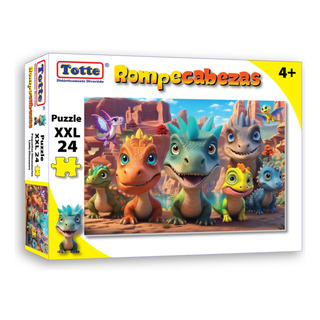 Rompecabezas Totte Pequeños Dinosaurios 24 Piezas Extra Gdes Rompecabezas Totte Pequeños Dinosaurios 24 Piezas Extra Gdes