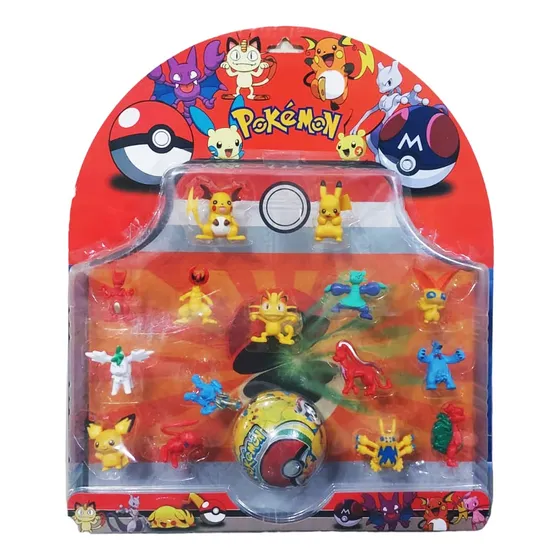 Set De Figuras Pokémon - Multipack X16 Battle Figures