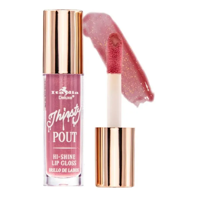 Labial Lip Gloss Thirsty Pout Hi-shine Italia Deluxe Acabado Brillo Color 05 Marvelous
