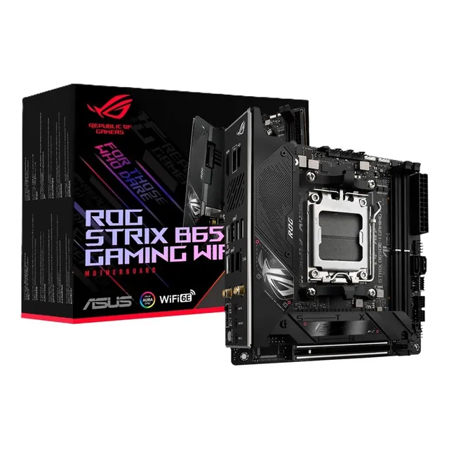 Placa Mae Am5 Asus Rog Strix B650e-i Gaming Wifi M.2/DDR5 Cor Negro