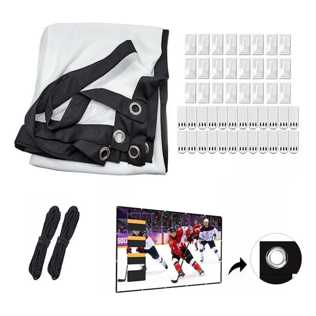 Telón Para Proyector 150 Pulgadas 16:9 Proyección Espesar