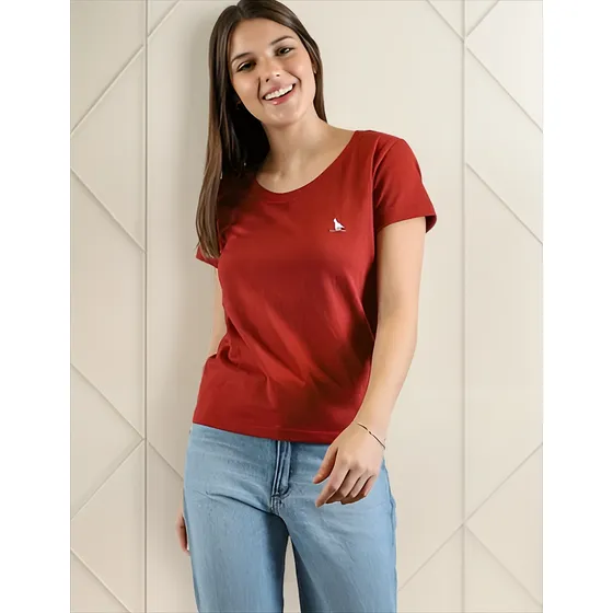 Remera Dama Raidistas En Algodon -agrolact