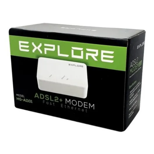 Modem Internet De Banda Ancha Aba Adsl2 Marca Explore