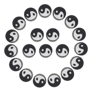 100 Cuentas De Tai Chi Yin Yang Pulsera De Abalorios De Bric 100 Cuentas De Tai Chi Yin Yang Pulsera De Abalorios De Bric
