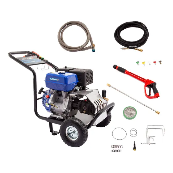 Hidrolavadora A Explosion 252bar 13hp Con Proteccion 20l/min Color Azul marino