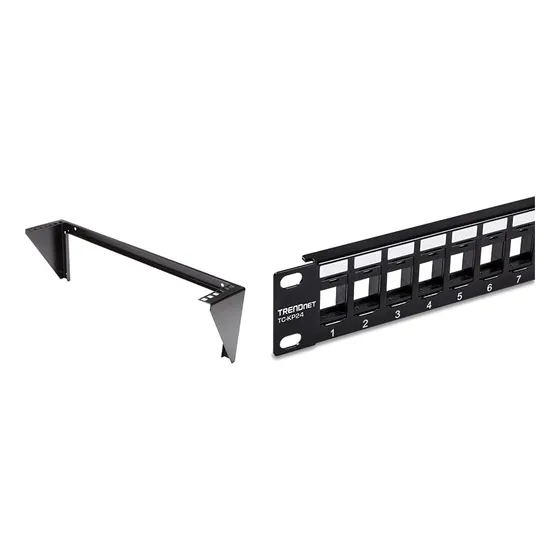 Pack Soporte De Pared Y Panel Patch 24 Puertos 1u