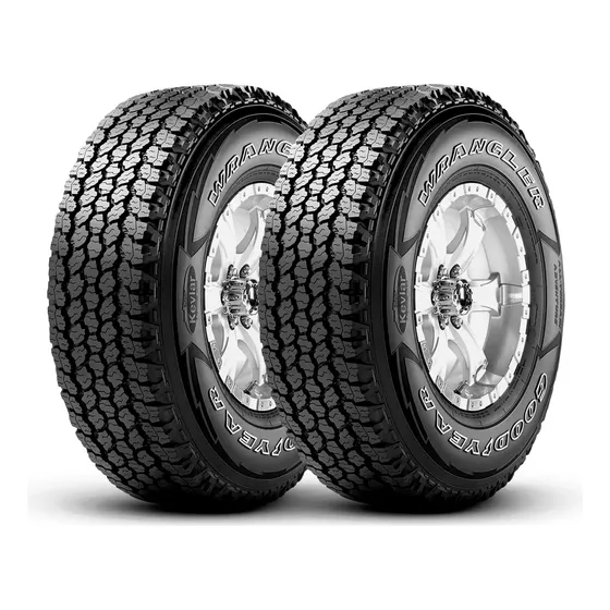 Kit 2 Pneus 265/60r18 Goodyear Wrangler At Adventure 110t
