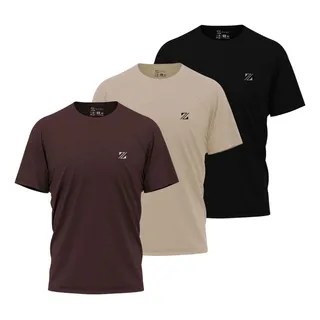 Kit 3 Camisetas 100% AlgodĂŁo Fio 30.1 Camisa Blusa Oferta Kit 3 Camisetas 100% AlgodĂŁo Fio 30.1 Camisa Blusa Oferta