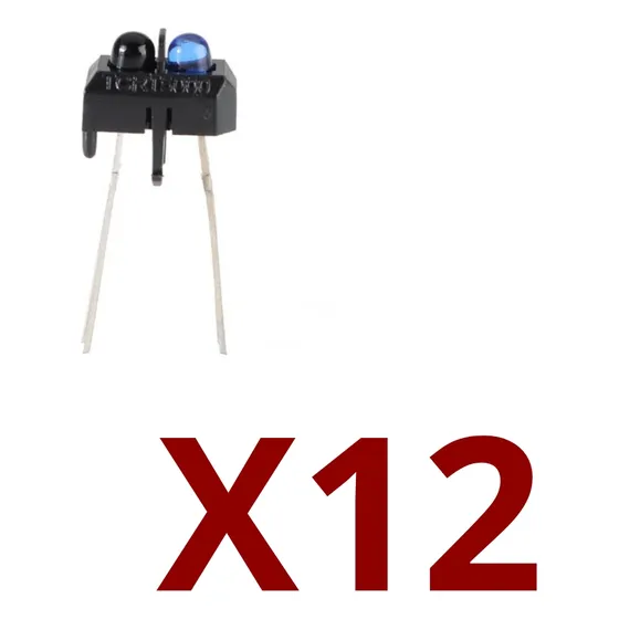 Tcrt Tcrt5000 Sensor Optico Reflexivo Seguidor Linea 12pcs