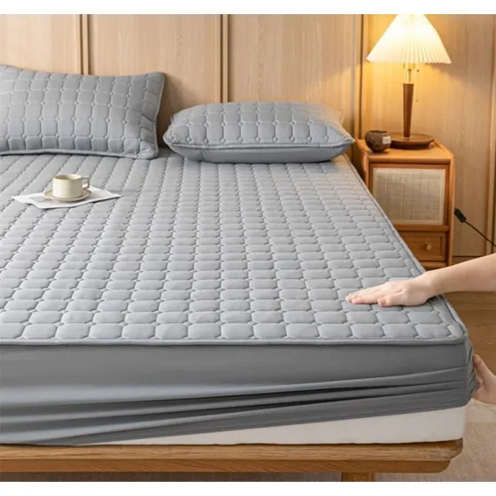 Protector Cubre Colchon 2 Plazas Capitoneado