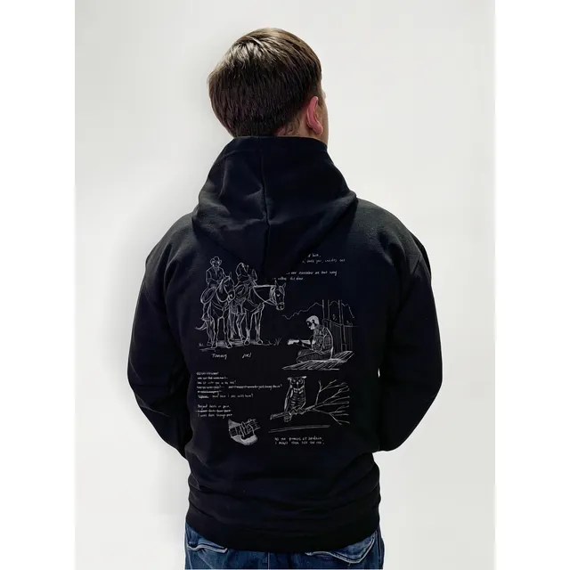 Buzo Hoodie The Last Of Us Ellie Y Joel Algodon Frizado Dgt