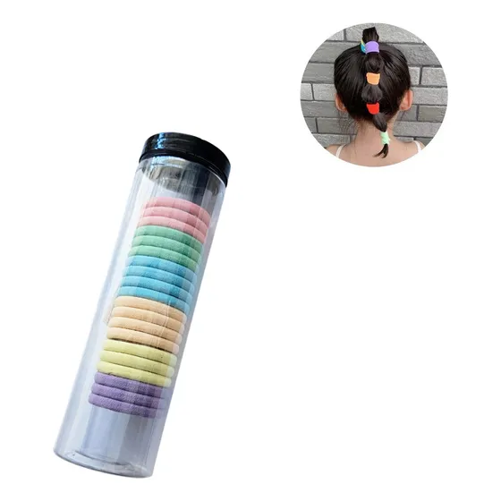 Colitas Para Pelo Pack X 20 Gomitas Cabello Grandes Colores