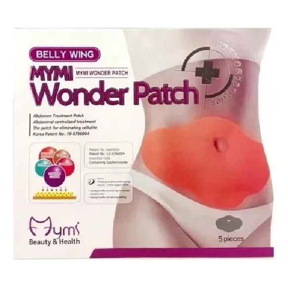 Parche Reductor Abdomen Quema Grasa Set X5 Adelgazar