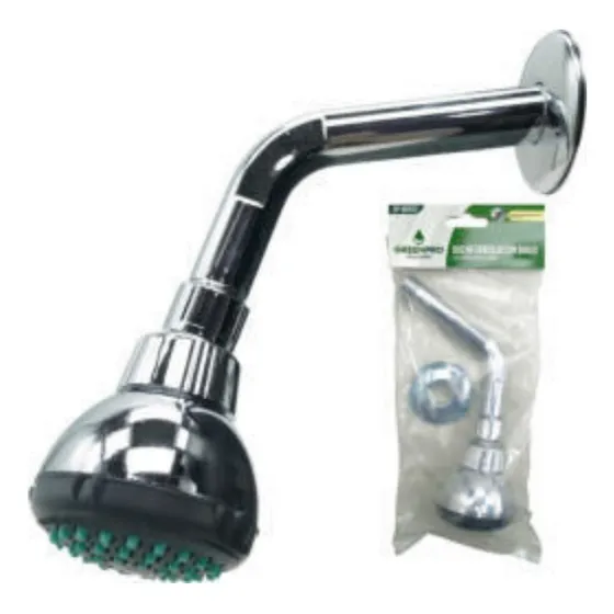 Regadera Plástica Cromada Anticalcarea Greenpro