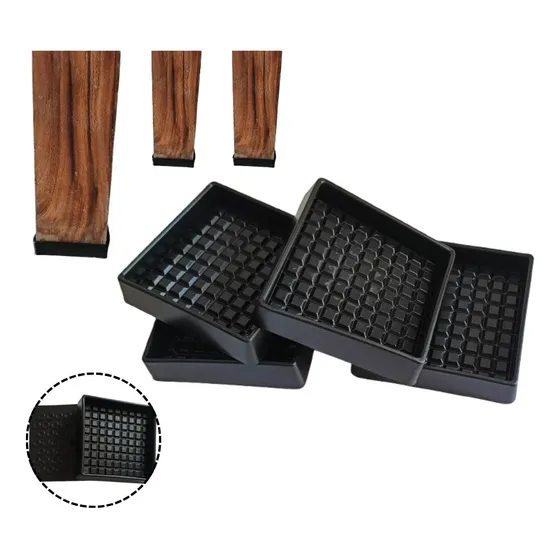 Protectores Pata Silla Forros Antideslizante Cuadrada X8pcs