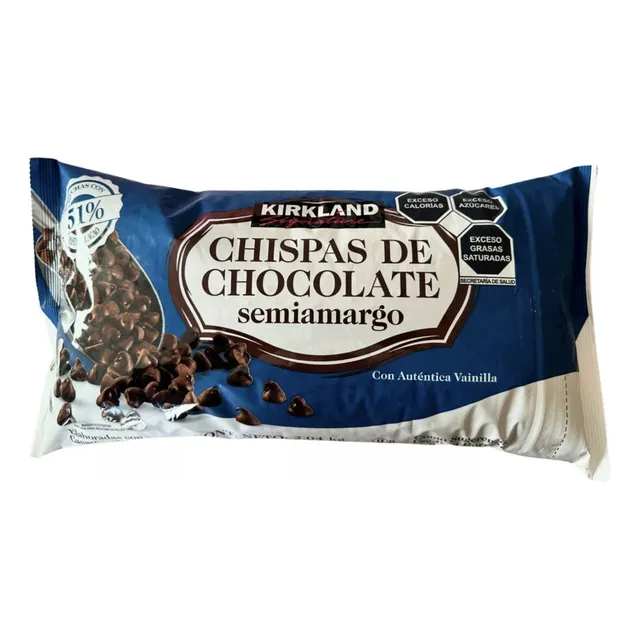 Chispas De Chocolate Para Hornear Derretir Kirkland 2.04 Kg