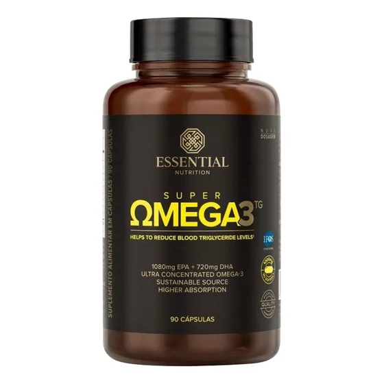 Super Omega 3 Tg 1000mg Essential Nutrition 90 Cápsulas