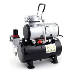 Compresor Para Aerógrafo Timbertech Portátil Tanque 3 Litros